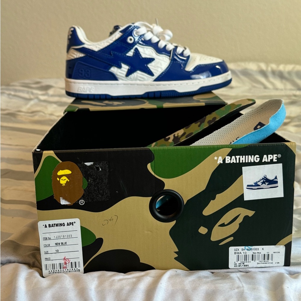 Size 10 us bape sk8 sta